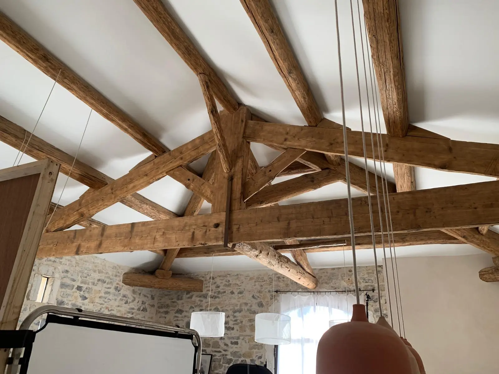 une charpente de toiture installée par Pionnier à Nîmes